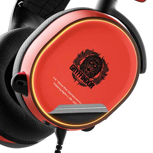 Wizarding Worlds Harry Potter Gryffindor Illustration SteelSeries Arctis 3 Skin